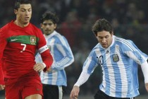 Ronaldo and Messi for Portugal and Argentina