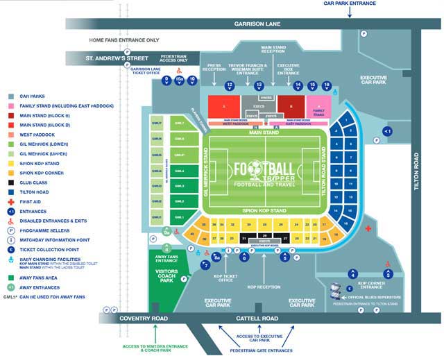 Birmingham City Stadium St Andrew s Football Tripper Birmingham City Stadium St Andrew s Football Tripper