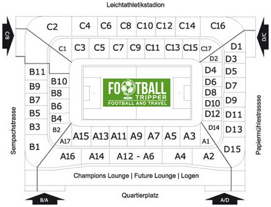 BSC Young Boys seating chart