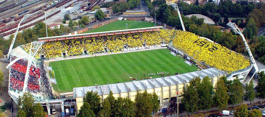 Aerial View of Stadio Alberto Braglia