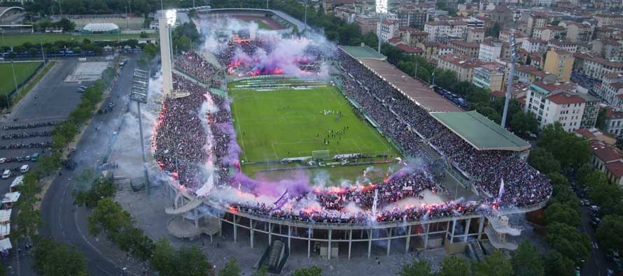 Aerial View of Stadio Artemio Franchi