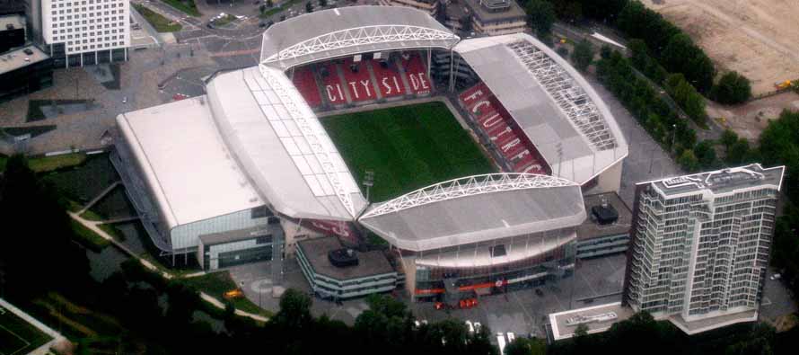 Aerial view of Stadion Galgenwaard