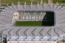 Aerial view of Borussia Park Stadium