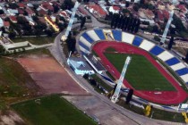 Aerial view of Stadionul ion Oblemenco
